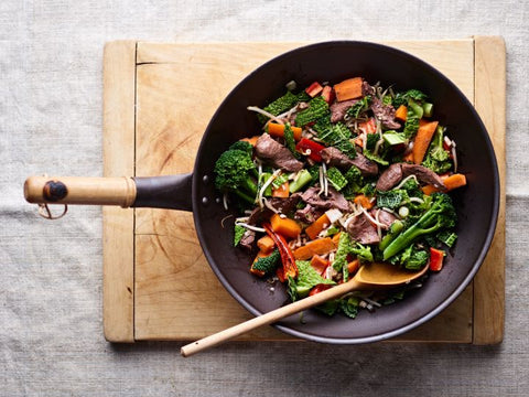 Pork Heart with Stir Fry Vegetables