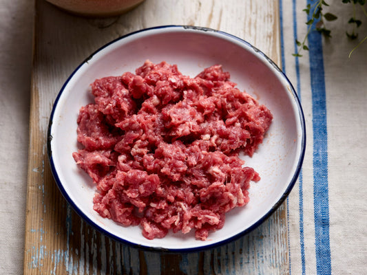 Organic Turkey Thigh Mince, Previously Frozen