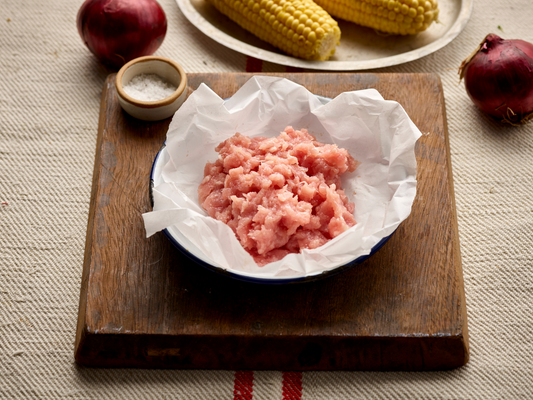 Organic Turkey Breast Mince, Previously Frozen