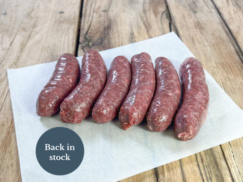 Wild Venison & Juniper Sausages (400g)