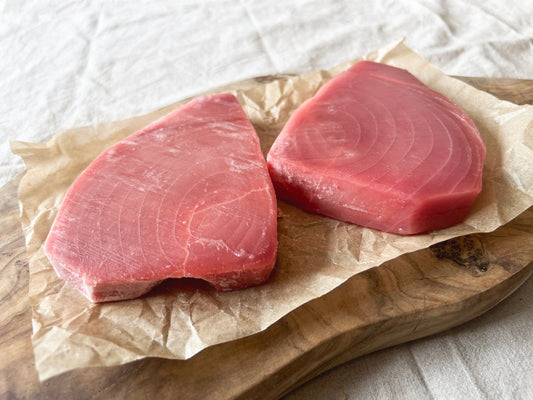 Wild Super Frozen Tuna Steaks - Sashimi Grade