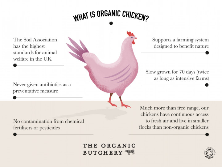 What is organic chicken?