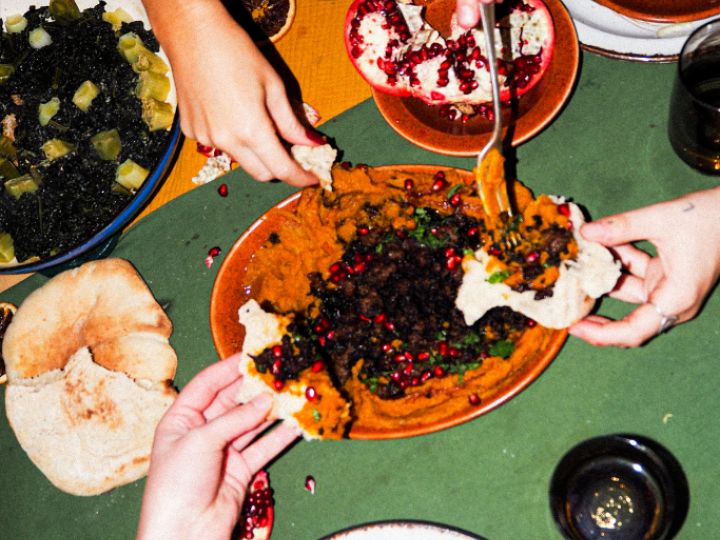 Spiced Lamb Mince with a Squash Dip 