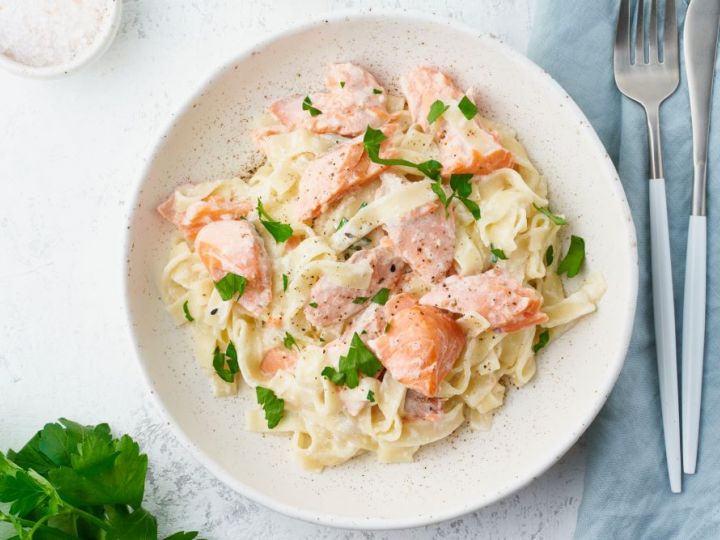 Creamy Salmon Pasta