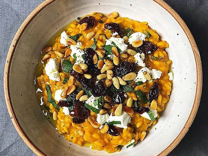 Squash & Goat's Cheese Risotto